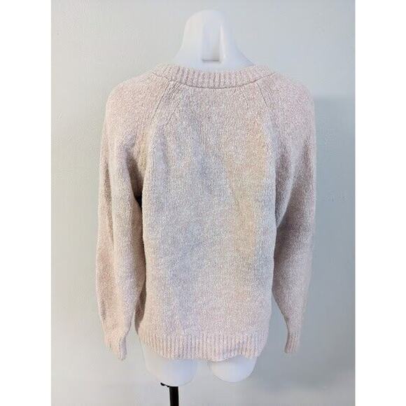 Lavie Womens Sz XL Knit Sweater Pullover Light Pink Wool Nylon Blend Crew Neck - Picture 8 of 10
